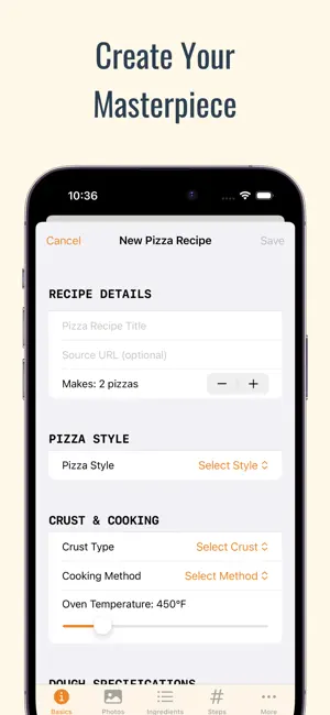 Pizza Recipe & Journal: Za screenshot 3
