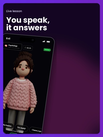 Tuto: AI Voice Tutor iPad screenshot 2