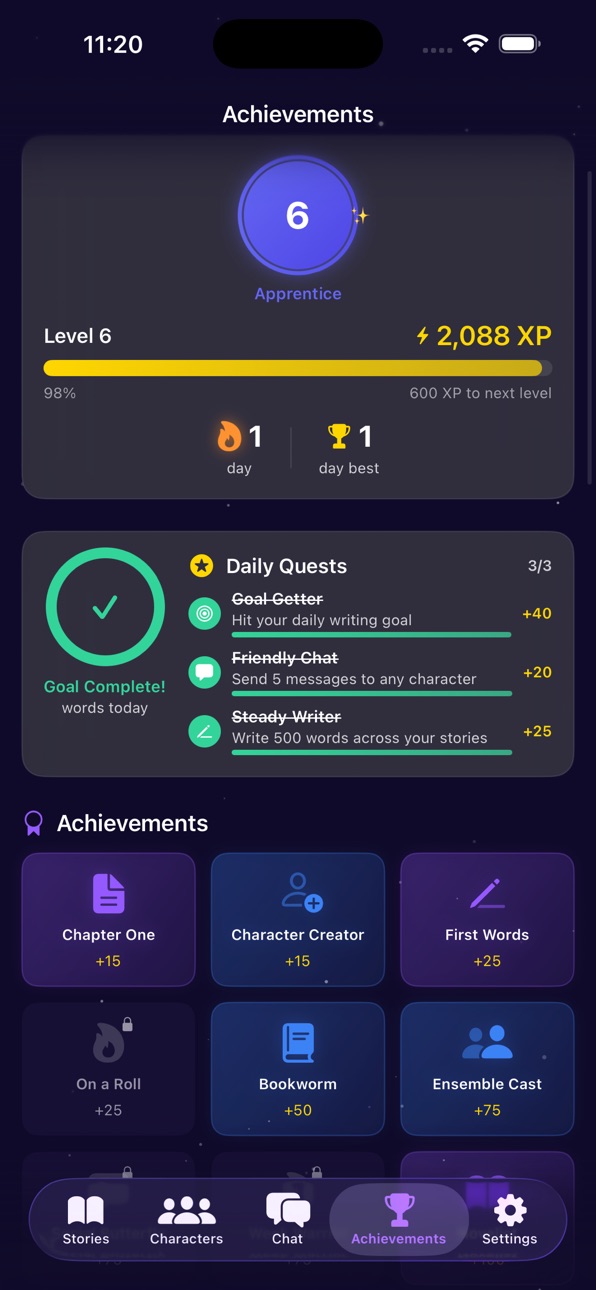 iPhone screenshot