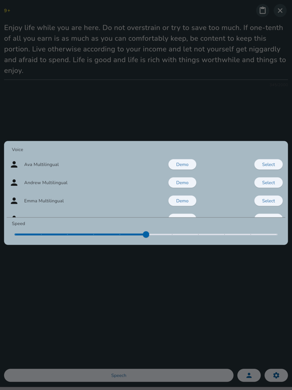 App screenshot