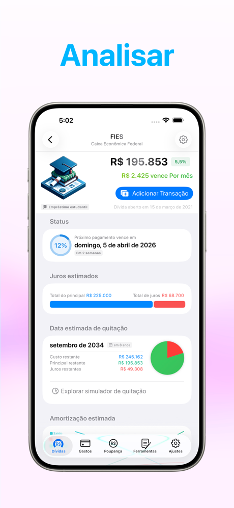 AlmostZero - Controle Dívidas screenshot 6