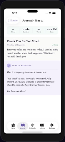 Bodha: Journal iPhone screenshot