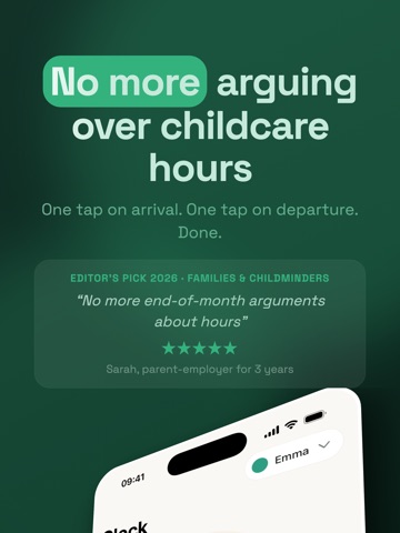 Nanny Hours : Nannix iPad screenshot
