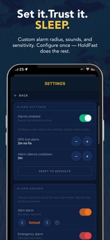 HoldFast Anchor Alarm screenshot