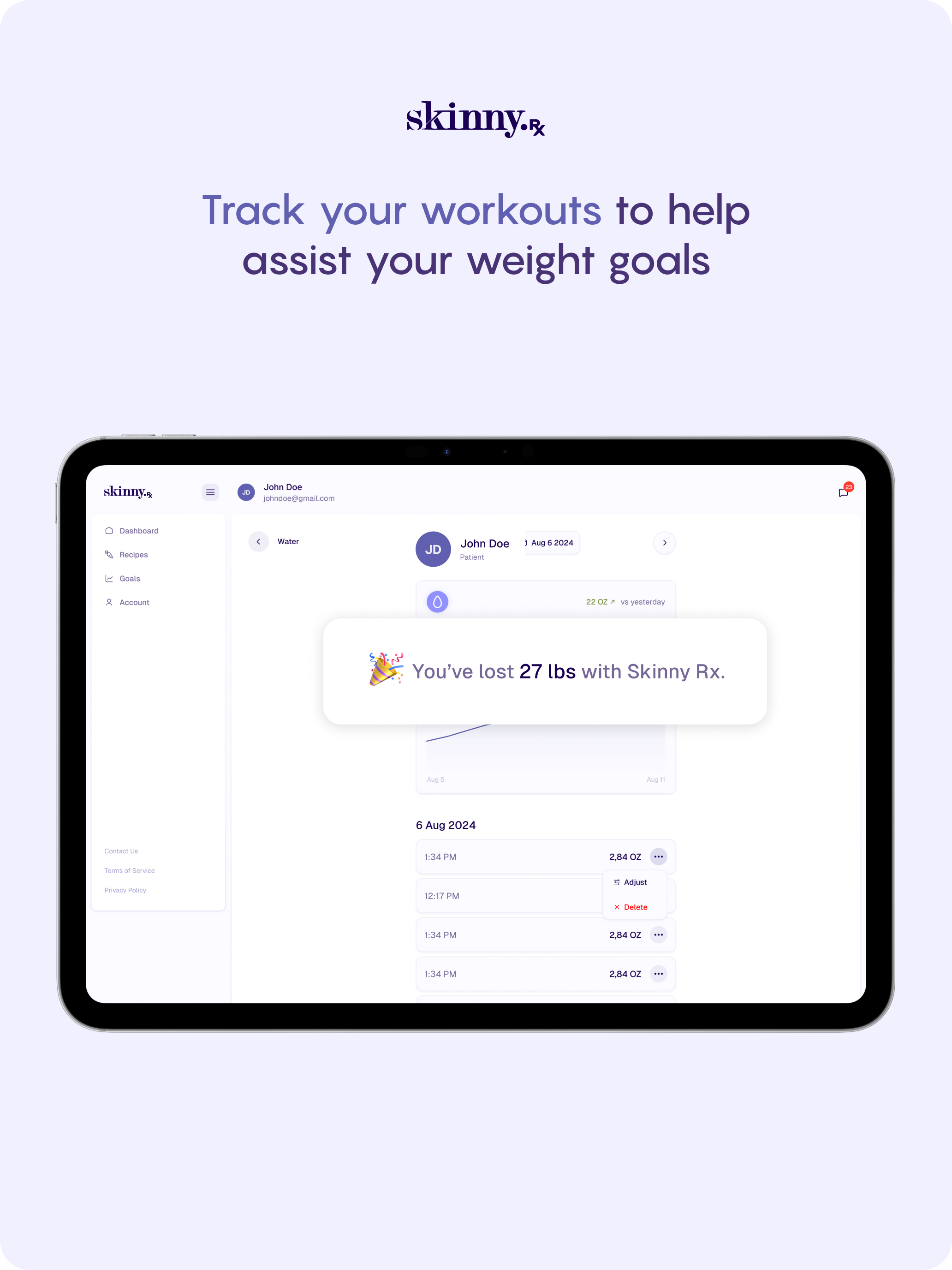 SkinnyRx: Weight Loss & Health screenshot 11