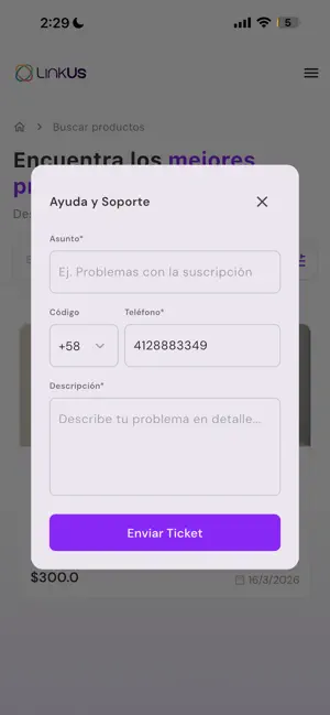 LinkUs - Busca y Conecta screenshot 2