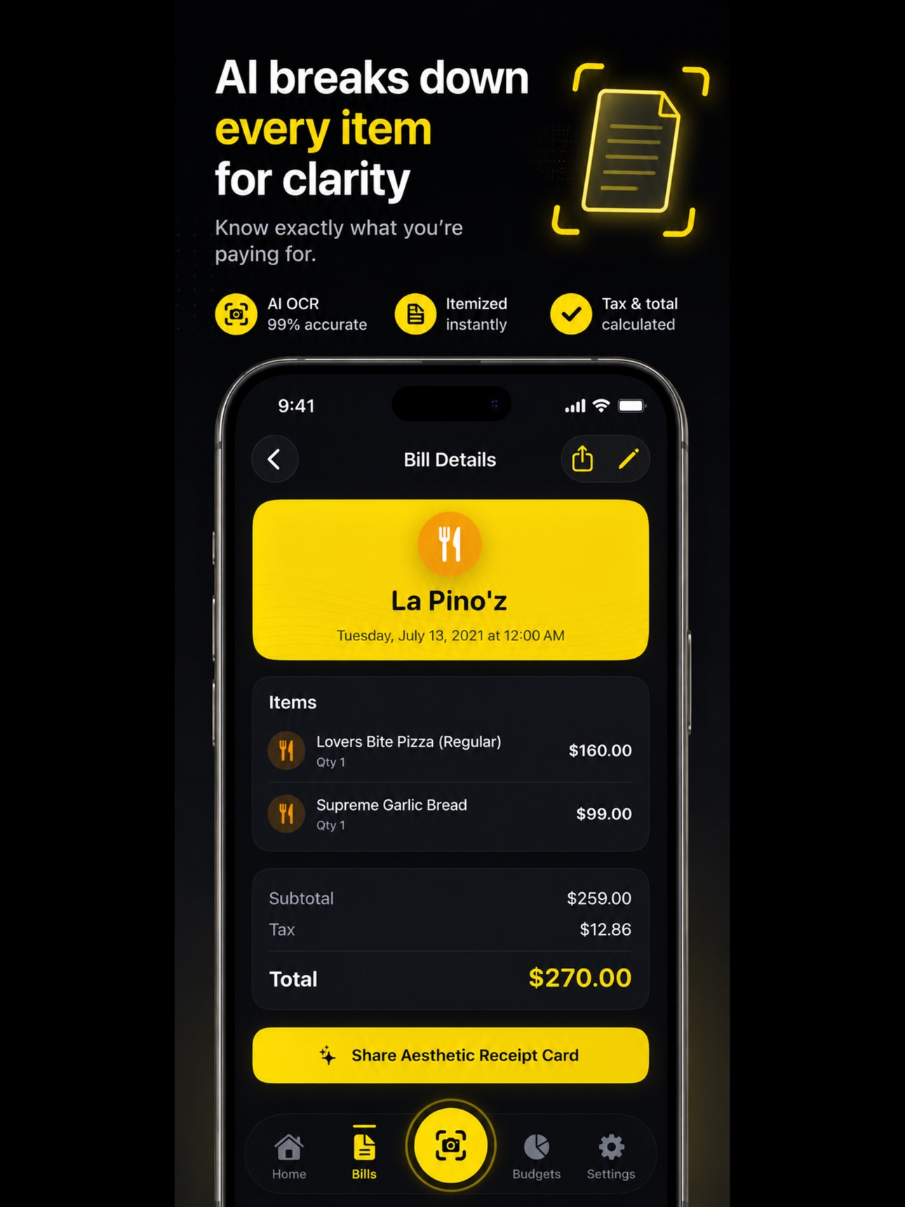Screenshot 10 of Billscan Ai: Receipt Scanner