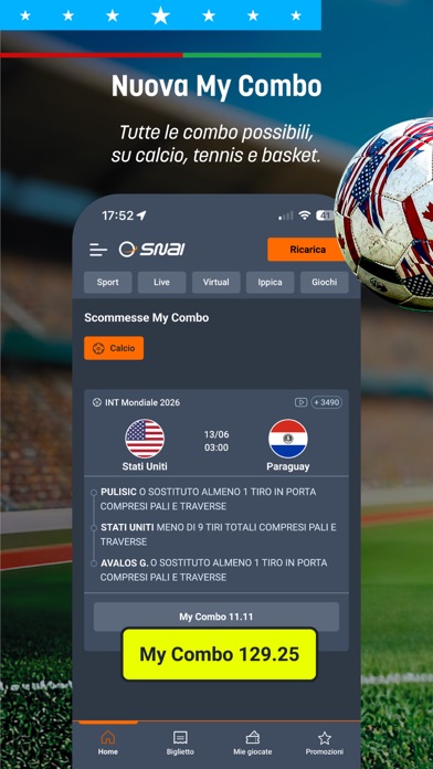 SNAI Sport: Scommesse Sportive iPhone screenshot 2