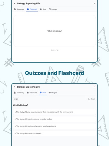 TutorAI: Notes and Homework iPad screenshot