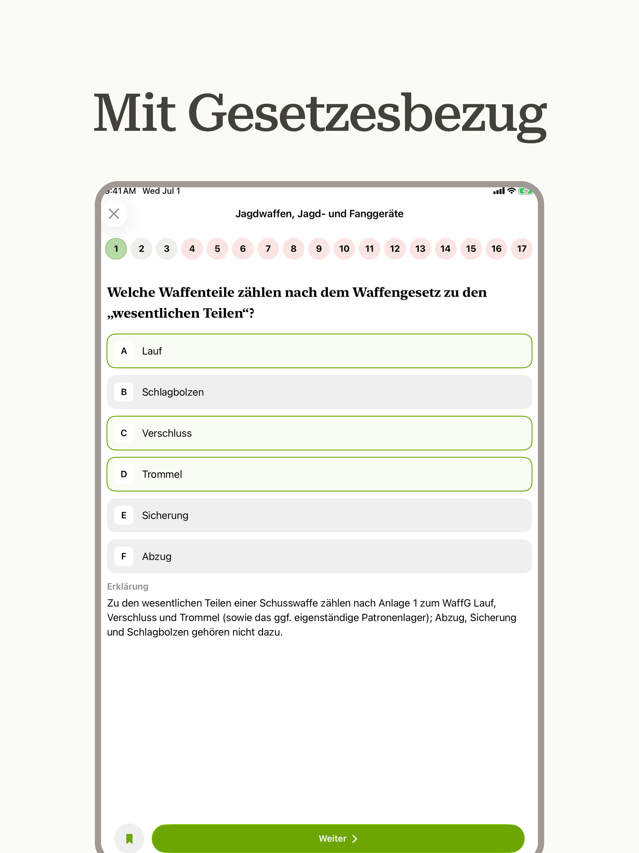 Jagdschein & Jägerprüfung App screenshot 15