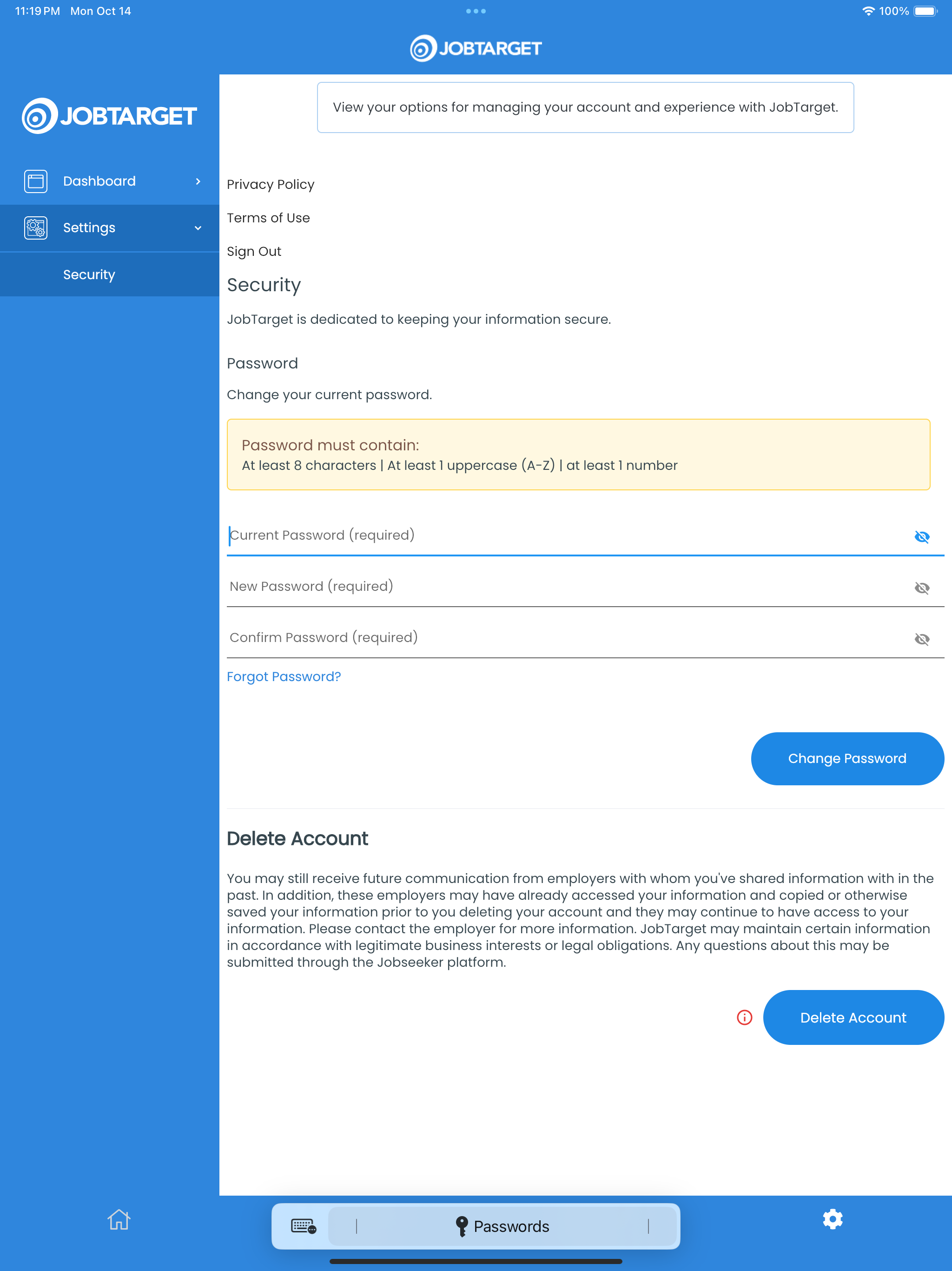 JobTarget screenshot 21