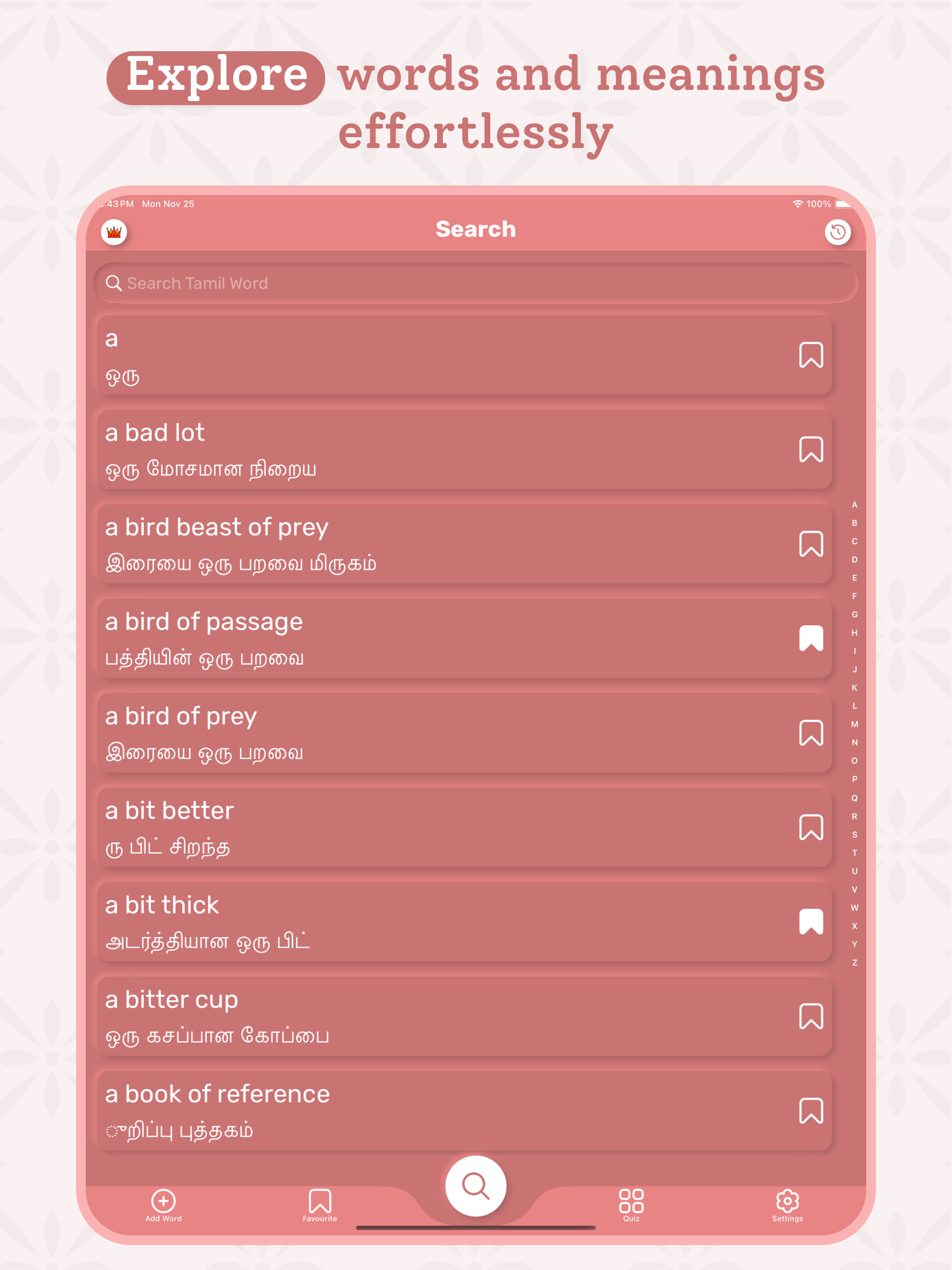 Tamil Dictionary - Translate screenshot 10