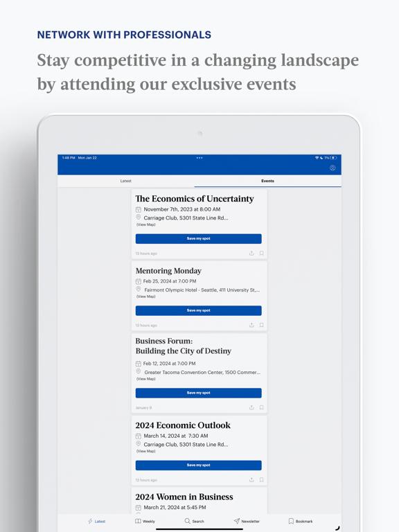 Tampa Bay Business Journal iPad screenshot 4 - Business app
