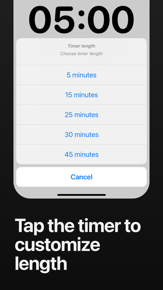 #2. Flip Timer: offscreen focus (iOS) Podle: Daniil Kim