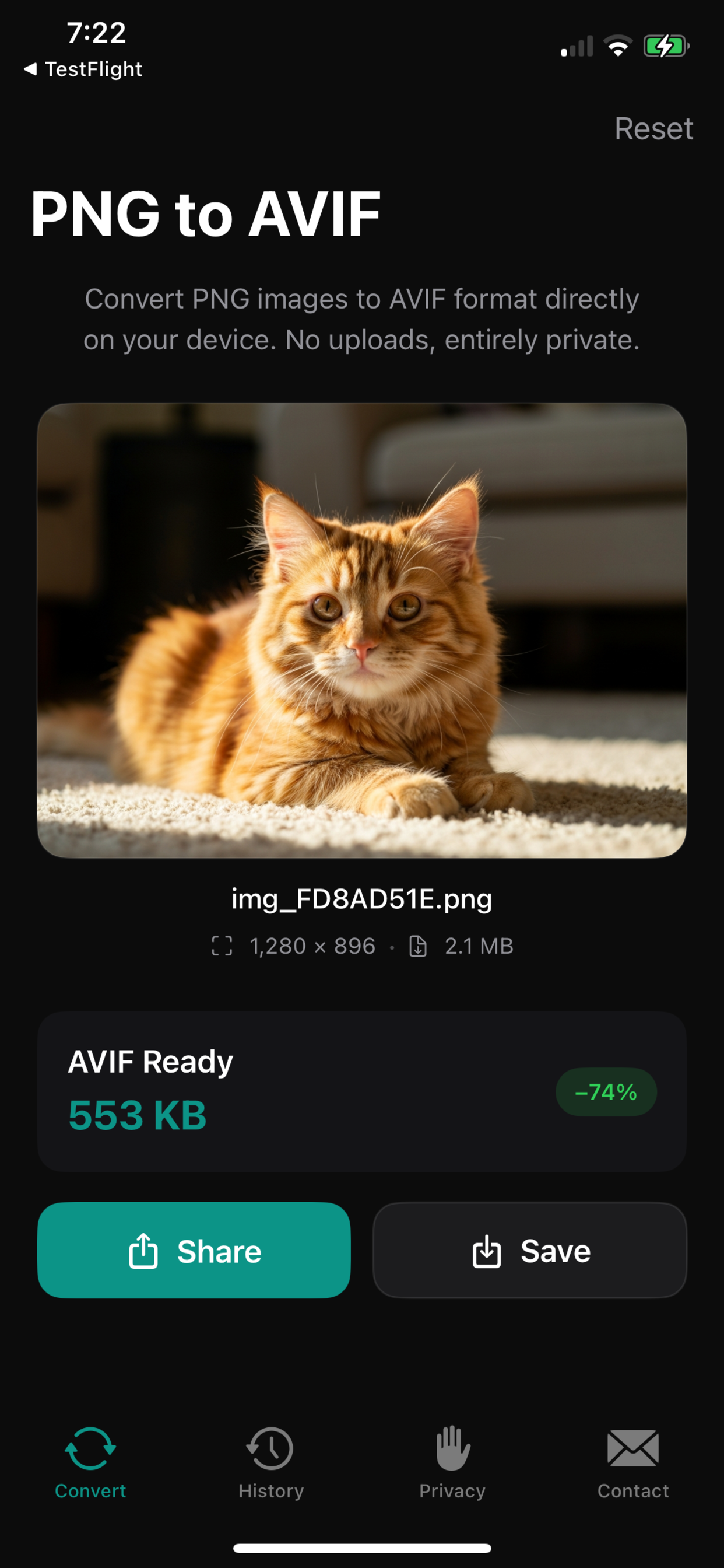 PNG to AVIF Converter screenshot 3