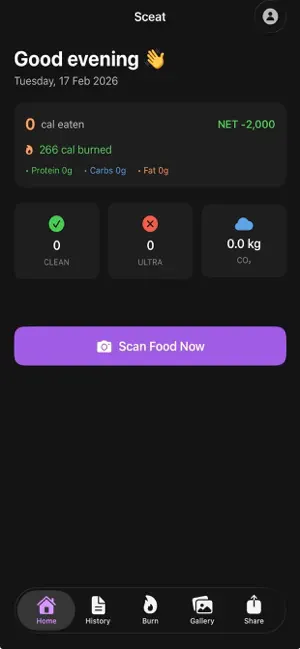 Sceat: AI Nutrition Tracker screenshot 1