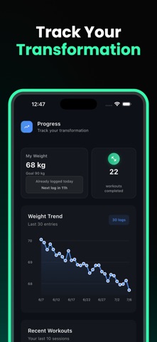 uShape - Workout Planner Screenshot 6 of 6