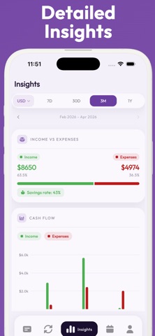 Checkbook Register - ReconLog screenshot