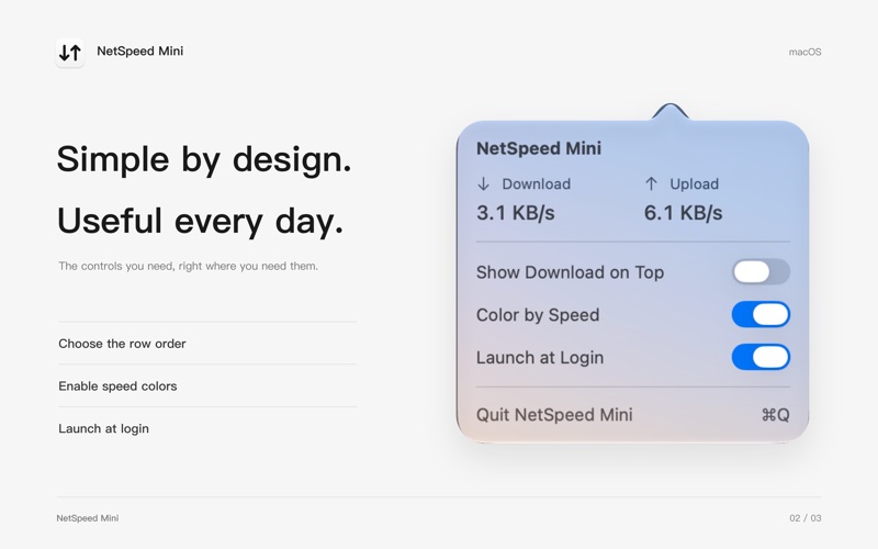 NetSpeed Mini screenshot 2