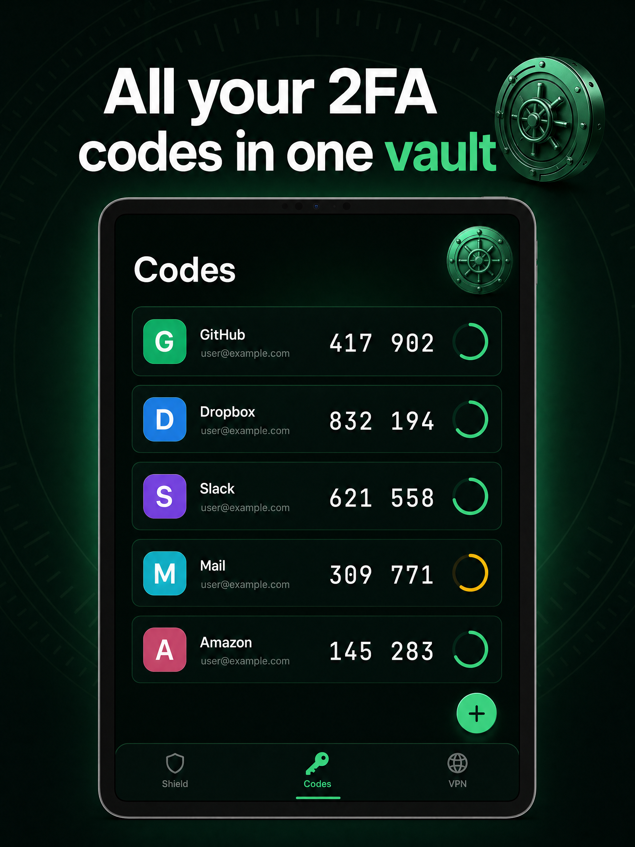 Vault — 2FA Codes screenshot 9
