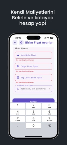 Taş Duvar Hesaplama screenshot