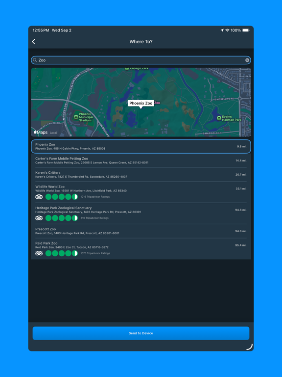 Garmin Drive™ iPad screenshot 2