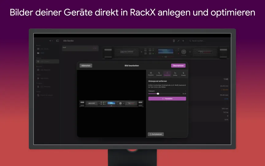 Скриншот RackX на iPhone 4