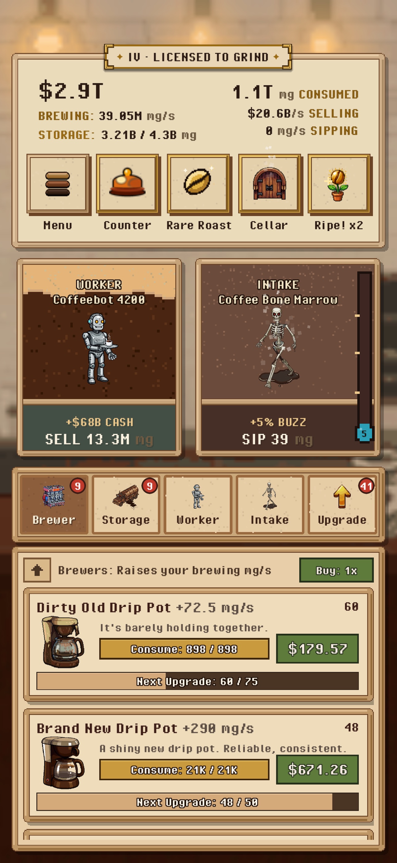 Screenshot 5 of The Grind: Idle Coffee Tycoon