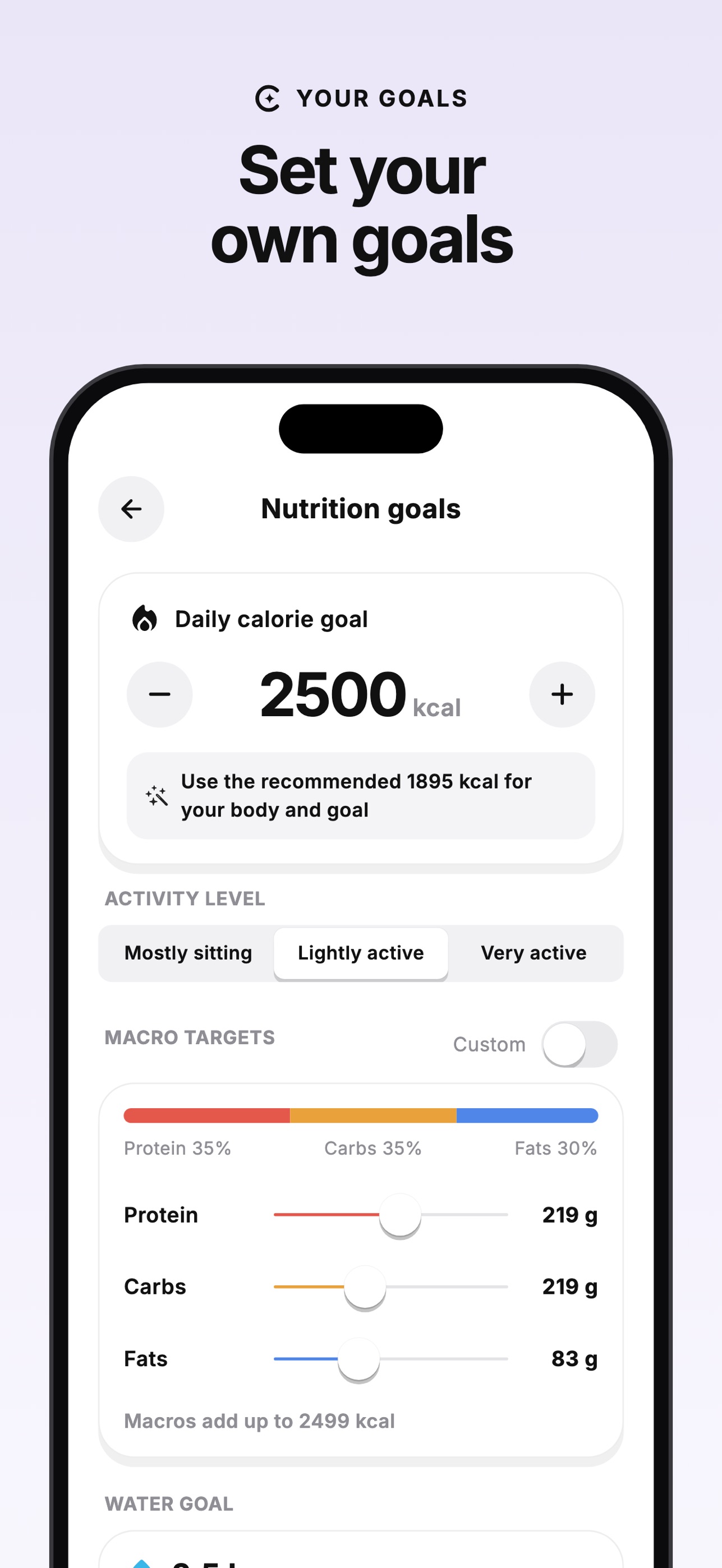 Screenshot 5 of CaloriAi: AI Calorie Tracker