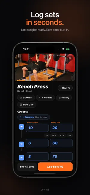 Lyfto - Workout Tracker & Log screenshot 2
