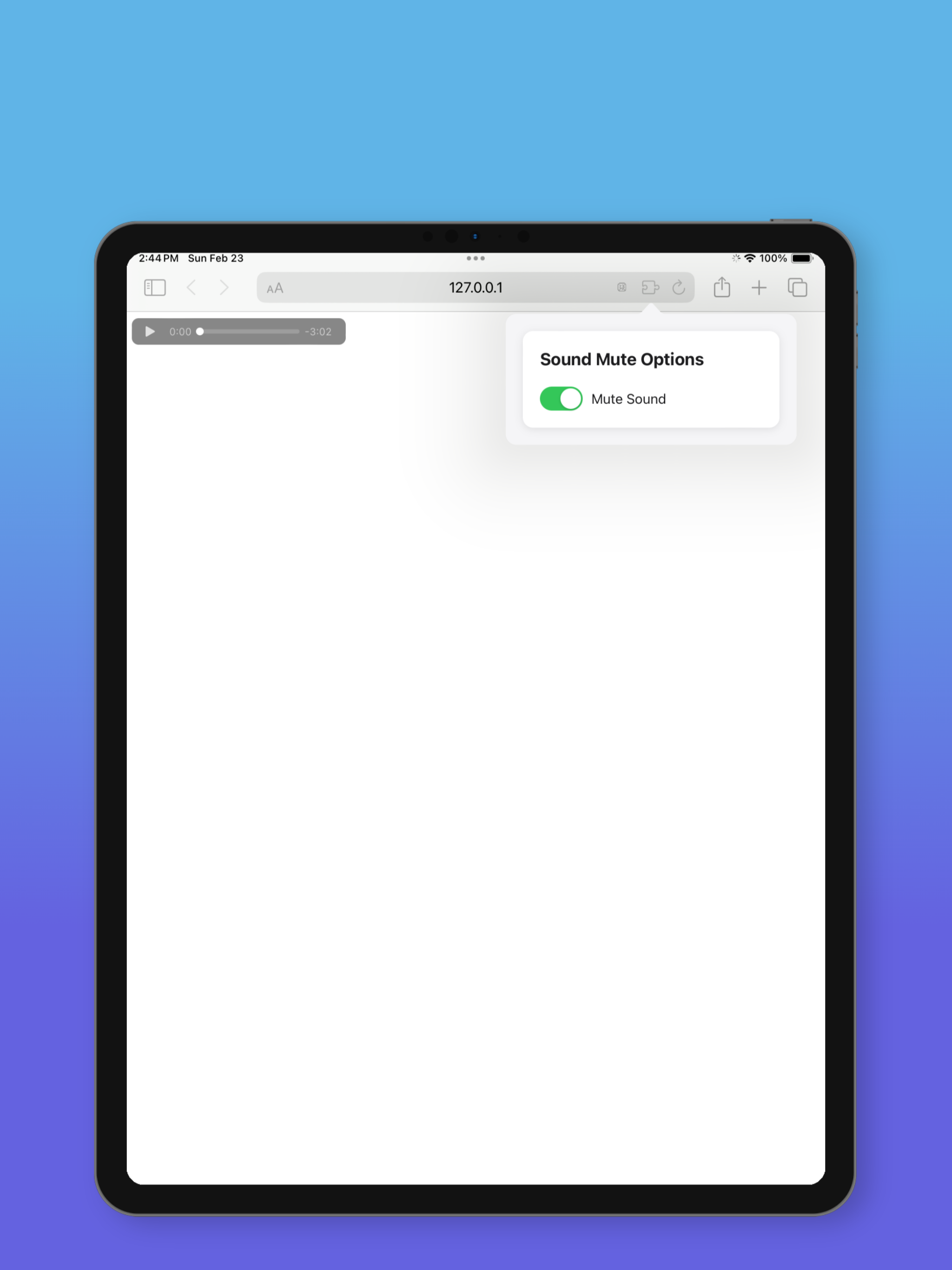 Mute Tabs for Safari