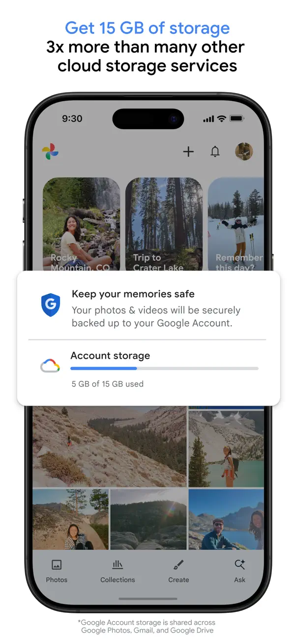 #1. Google Photos: Backup & Edit (iOS) Av: Google