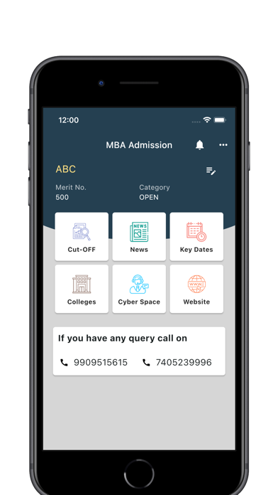 MBA Admission Screenshot