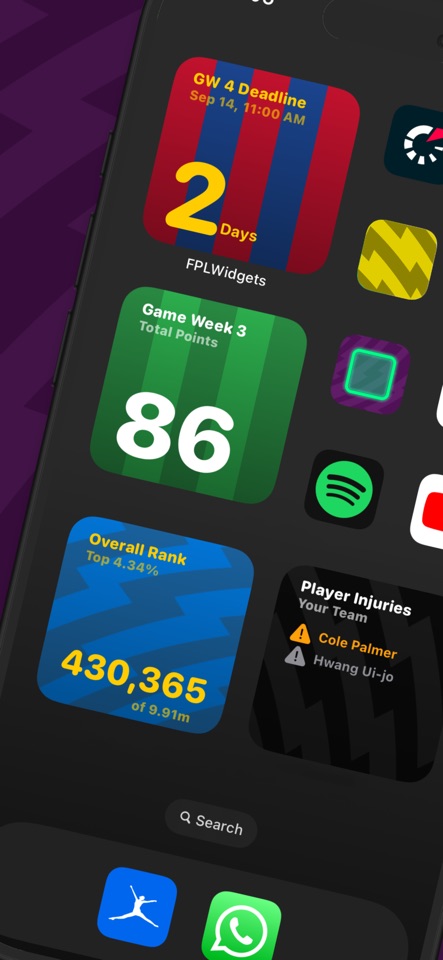 FPL Widgets screenshot 1