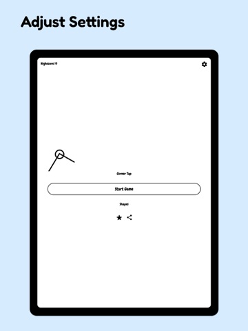 Corner Tap iPad screenshot