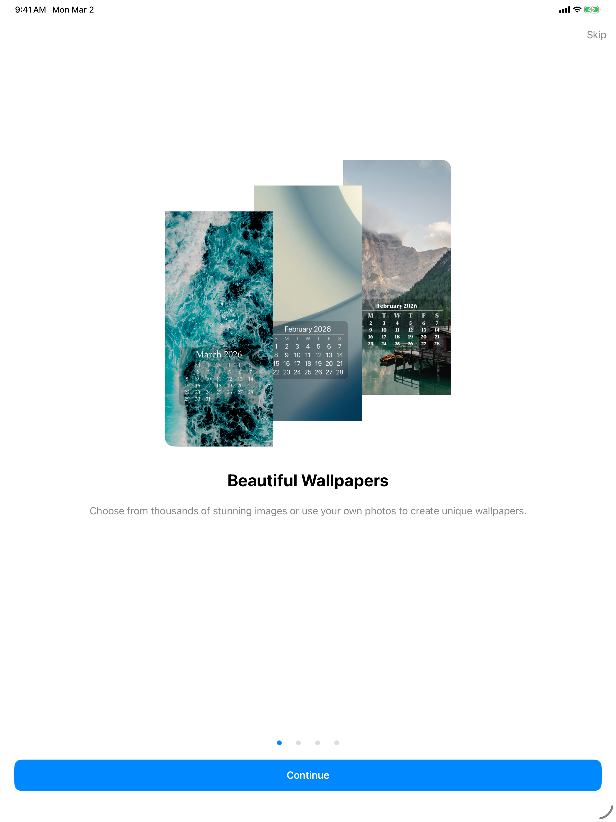 WidgeOne: Calendar Wallpapers