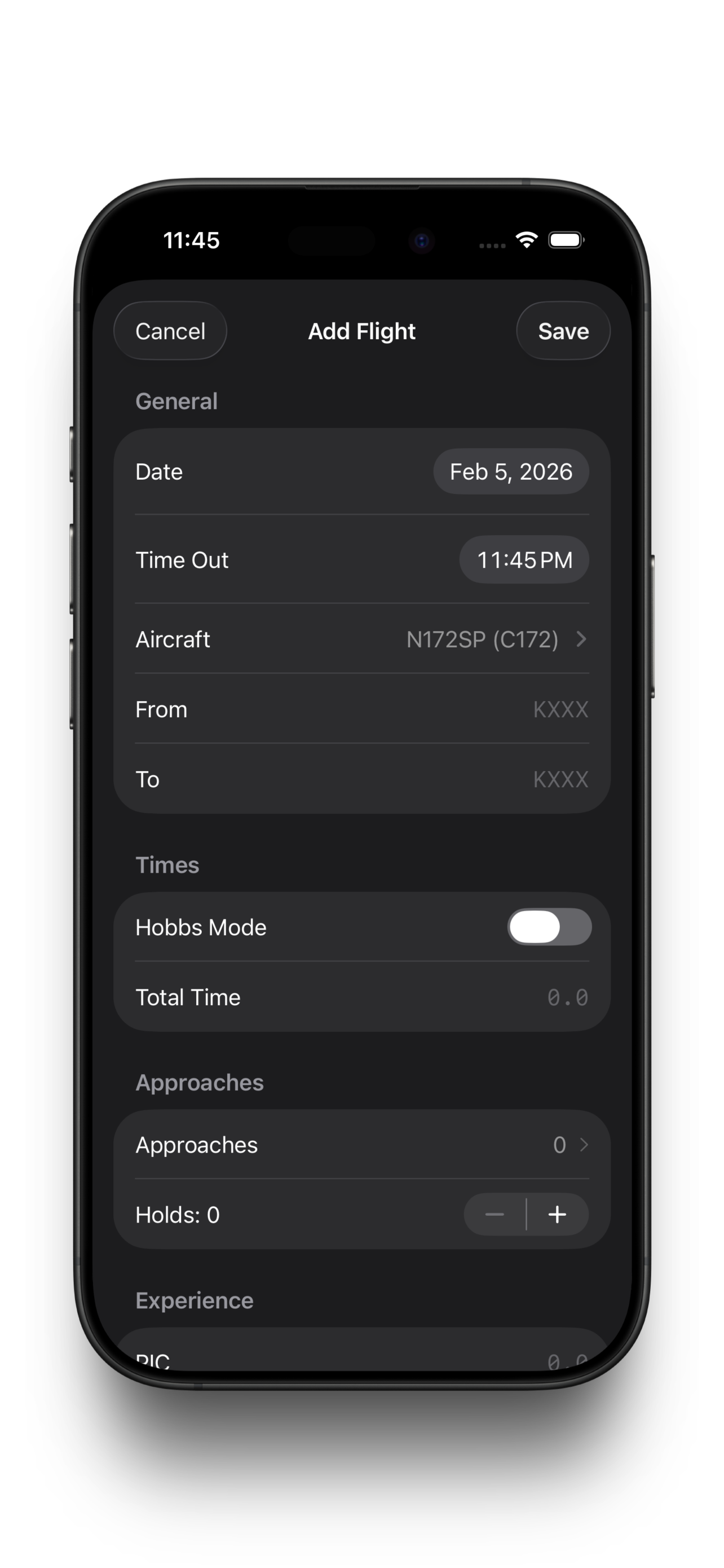 Squawk: Pro Pilot Logbook