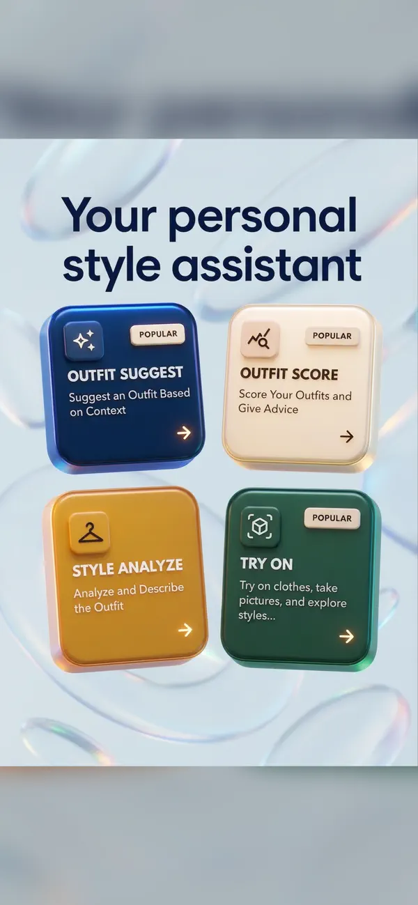 Screenshot #1 pour Fashine - AI Outfit Assistant