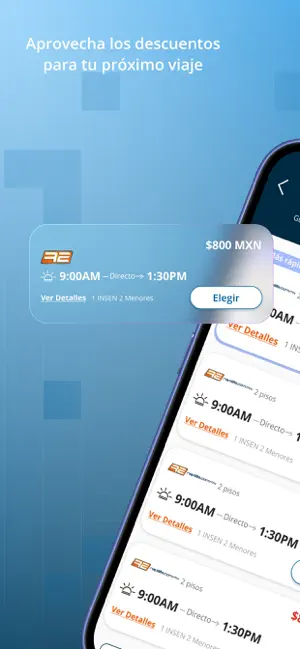 Rapi2s: Viajes en Autobus MX screenshot 1