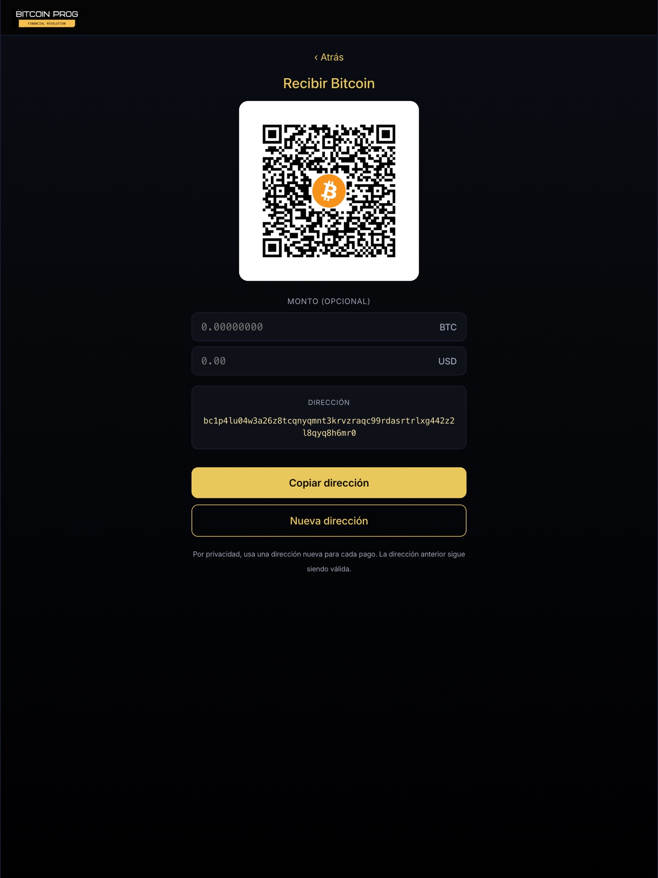 Screenshot 6 of BitcoinProg Wallet Swaps