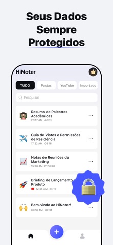 HiNoter - Anotações IA iPhone screenshot 8