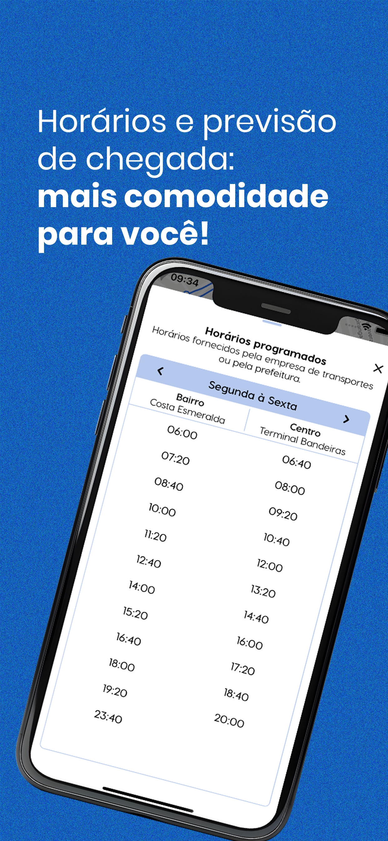 Moveciti: Ônibus em tempo real