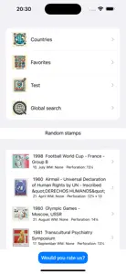 Postage stamps: all countries screenshot #1 for iPhone