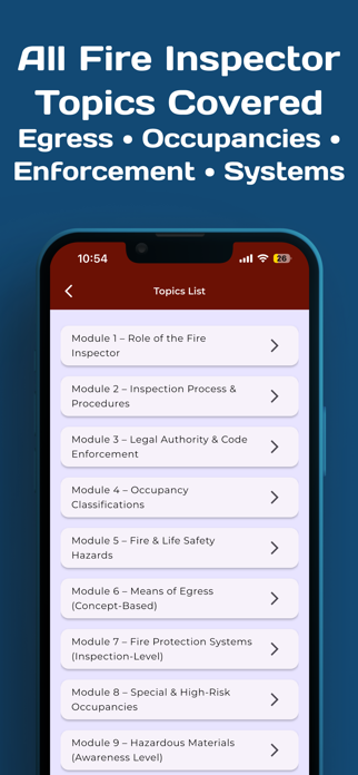Fire Inspector Exam Prep 2026 Screenshot 7 of 10