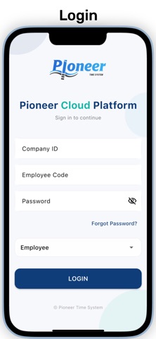 Pioneer Cloud Attendance screenshot 1