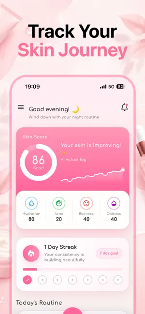 Skin Care Routine Tracker screenshot 1