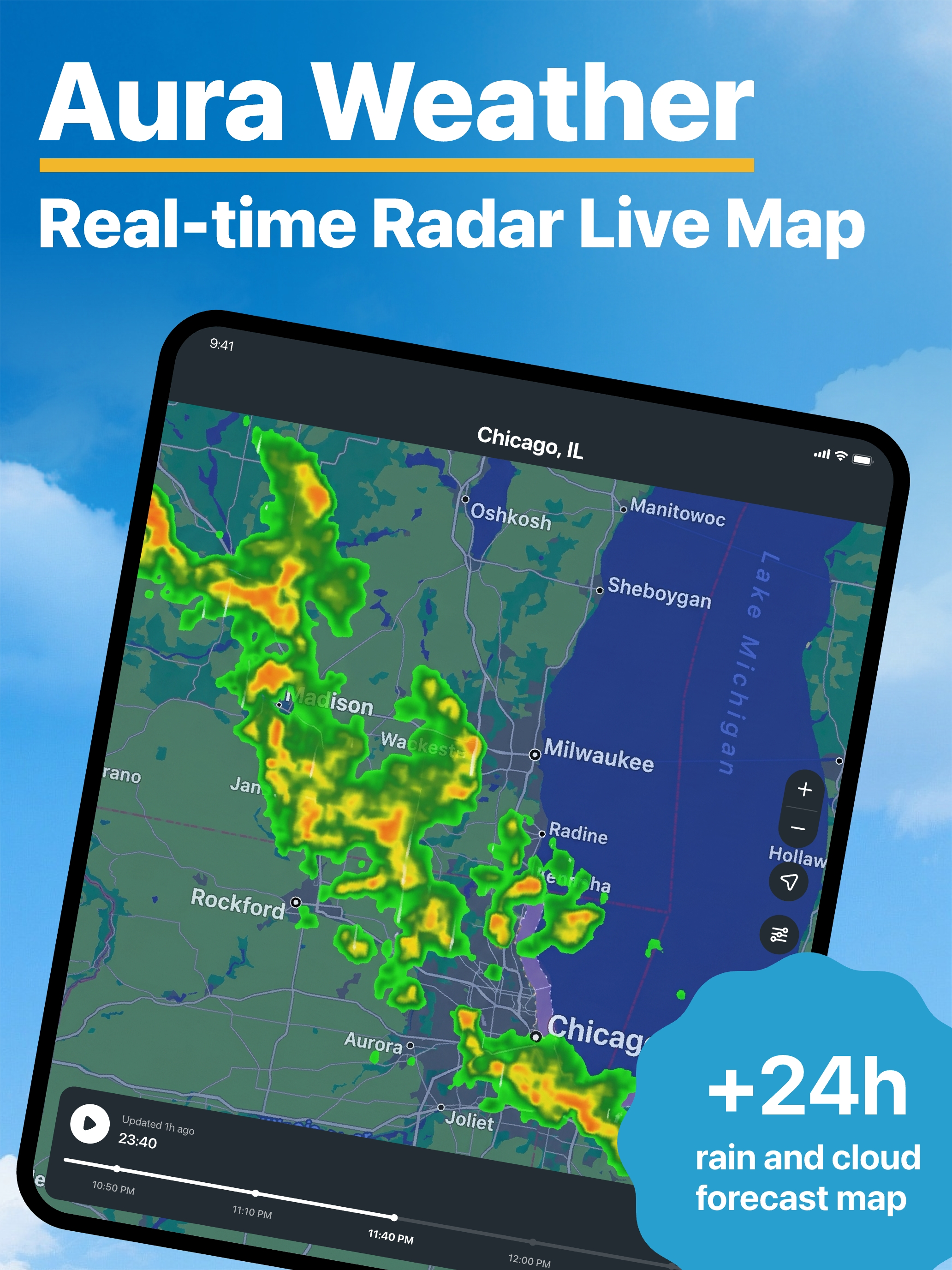 Aura: Weather & Radar Forecast screenshot 4