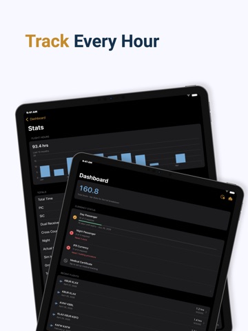 DaPilot: AI Logbook for Pilots iPad screenshot