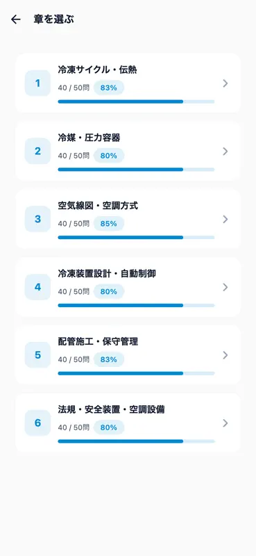 冷凍空調技師1種対策 screenshot 2 of 6