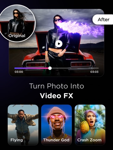 Movids: AI Video Effects Maker iPad screenshot